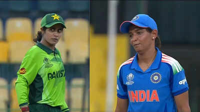 Pakistan bowler gives ‘death stare’ to India skipper; Harmanpreet Kaur’s reaction goes viral – watch