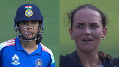 Smriti Mandhana shocked, makes U-turn after surviving LBW scare; New Zealand players in disbelief | Cricket News