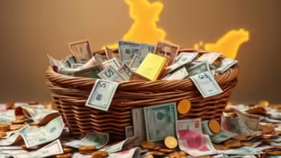 Forex reserves dip to 0.2 billion: Foreign currency assets decline; gold holdings rise