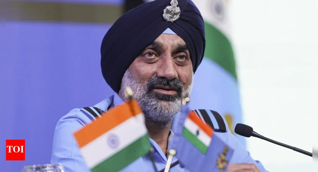 IAF chief: Downed 12-13 Pak jets, including F-16s, during Sindoor | India News