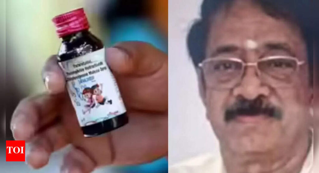 21 children dead in MP: Owner of pharma company that supplied ‘poisonous’ Coldrif cough syrup arrested | Chennai News