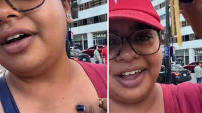 ‘Can’t believed it happened’: Indian woman narrowly escapes chain snatching in Chicago – video shows her bruises | India News