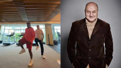 Anupam Kher’s first dance video on ‘Tauba Tauba’ goes viral: Vicky Kaushal and fans can’t stop praising him |