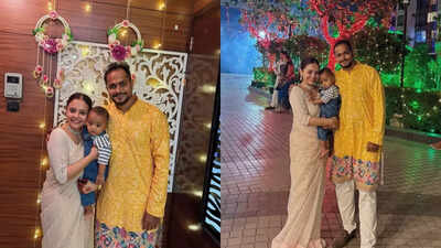 Devoleena Bhattacharjee and husband Shanawaz celebrate their first Diwali with son Joy; see pics