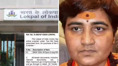 Evening news wrap: Lokpal’s tender for 7 luxury BMWs sparks outrage online; Pragya Thakur’s shocking remark draws flak, and more | India News