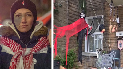 Palestinian refugee rants against ‘white people’ over gory Halloween decorations in Canada: ‘What’s fun about…’