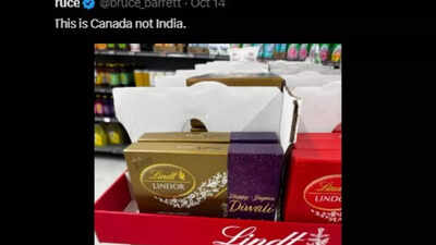 ‘Imagine being triggered by…’: Row over ‘Diwali-themed’ chocolate in Canada store