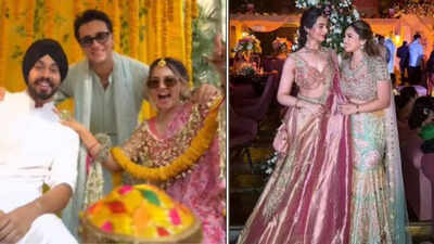 Abhishek Sharma, rumoured girlfriend Laila Faisal spotted at sister Komal’s wedding celebrations, who is his jija ji Lovish Oberoi?