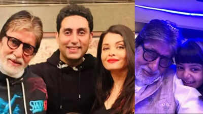 Aishwarya Rai Bachchan drops birthday wishes for father-in-law Amitabh Bachchan with an adorable selfie with Aaradhya: ‘Dear Pa, dadaji..’ | Hindi Movie News