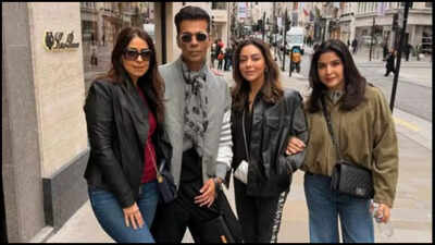 Moments from Karan Johar, Gauri Khan, Bhavna Panday, and Maheep Kapoor’s London vacation |