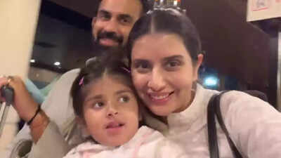 Charu Asopa on coming to Mumbai after 6 months; says ‘It is an overwhelming and emotional feeling for me’ |