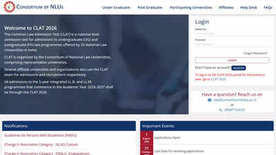 CLAT 2026 registration to close soon, apply before October 31, 2025 at consortiumofnlus.ac.in/clat-2026
