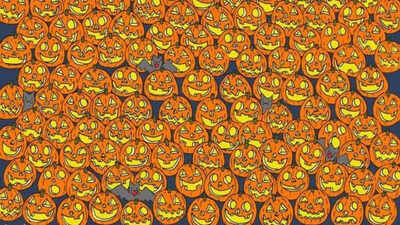Optical Illusion: Find the Noseless Jack-o’-Lantern in This Spooky Scene