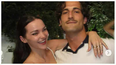 Dove Cameron Engagement News: Dove Cameron and Damiano David are engaged; actress spotted with HUGE engagement ring – PICS |