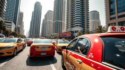 Dubai taxi colours explained: The meaning behind all seven roof shades | World News