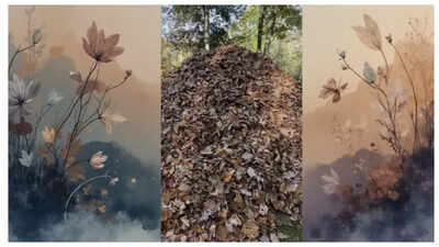 Optical illusion: Only 1% people can find the camouflaged dog in this mountain of dry leaves