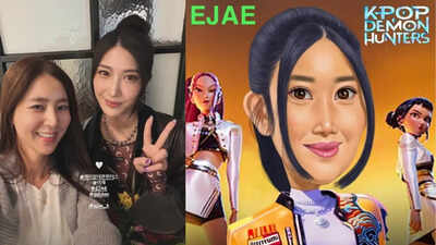 Han Chae-ah shares a candid moment with composer Lee Jae(EJAE) |