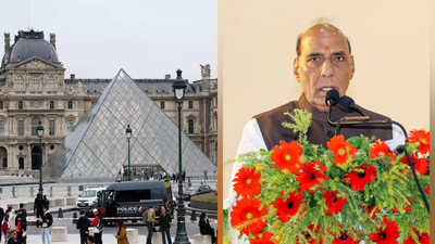 Evening news wrap: France’s Louvre museum hit by shocking jewellery heist, Rajnath Singh hails BrahMos missile & more | India News