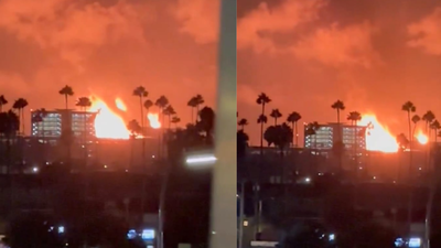 Massive blaze: Explosion sparks fire at Chevron refinery in Los Angeles; no injuries reported