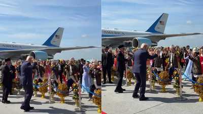 ‘YMCA’ dance, red carpet, and US flags: How Donald Trump was welcomed at Kuala Lumpur airport -watch