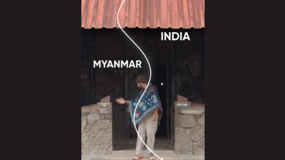 Longwa Village Nagaland: Watch: Vlogger takes us inside a Nagaland home that lies half in India and half in Myanmar |