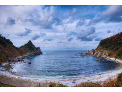 Japan’s unique beach where snow, sand and sea meet