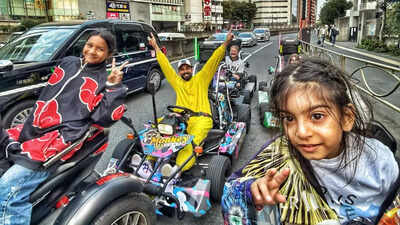 Jay Bhanushali bonds with daughters on a 10-day Japan getaway; says ‘The best child companions I could have got’