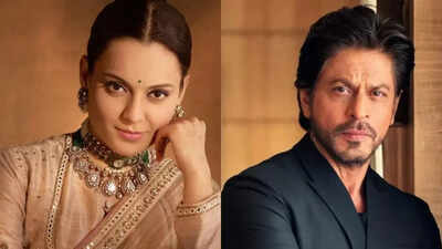 ‘I was from a village…’: Kangana Ranaut compares her journey to ‘convent-educated’ Shah Rukh Khan | Hindi Movie News