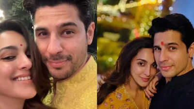 Kiara Advani And Sidharth Malhotra twin in yellow on their first Diwali as parents – Watch | Hindi Movie News