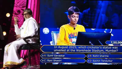 Knowing the answer to this cricket question would have earned you Rs 7.5 lakh on KBC | Off the field News