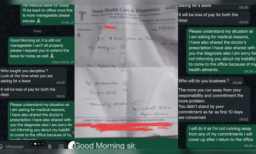 Bengaluru banker’s sick leave chat goes viral over ‘discipline’ row