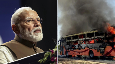 Jaisalmer bus fire: 20 dead; PM Modi says ‘distressed by loss’, announces ex-gratia of Rs 2 lakh | India News