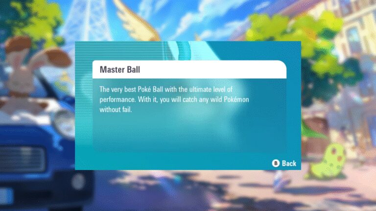 Pokemon Legends Z-A: Master Ball location and how to use it | Esports News