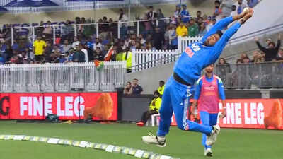 IND vs AUS: Mohammed Siraj turns superhero on boundary ropes – Watch | Cricket News