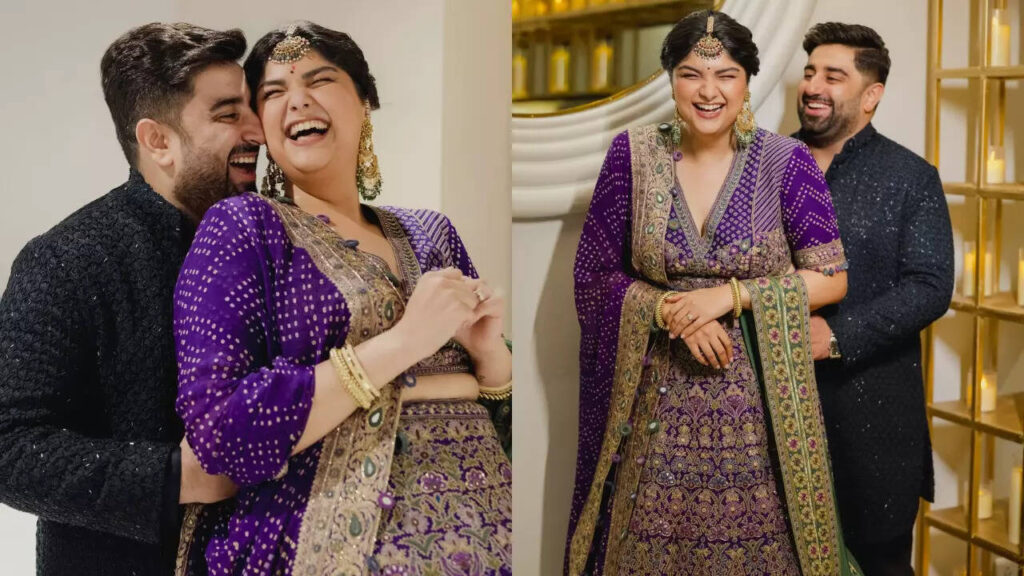 Anshula Kapoor wore this stunning lehenga at her engagement,here’s what everyone else wore