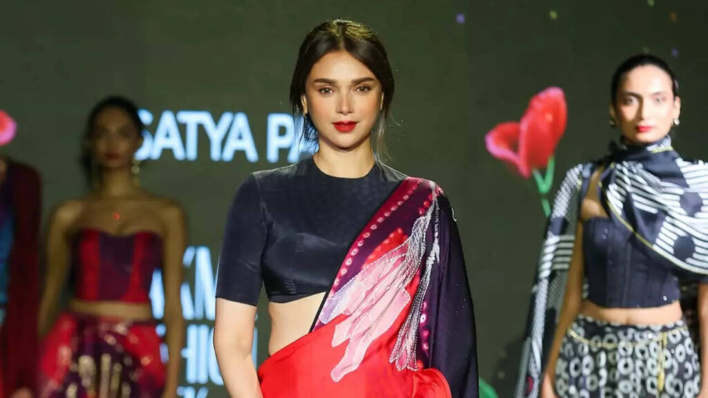 Aditi Rao Hydari sets the ramp ablaze as Satya Paul’s new Co-Creative Director
