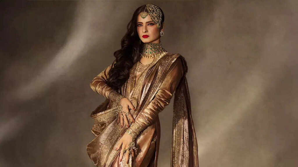 It’s Rekha’s 71st birthday and here are some sarees of her that deserve their own fashion show