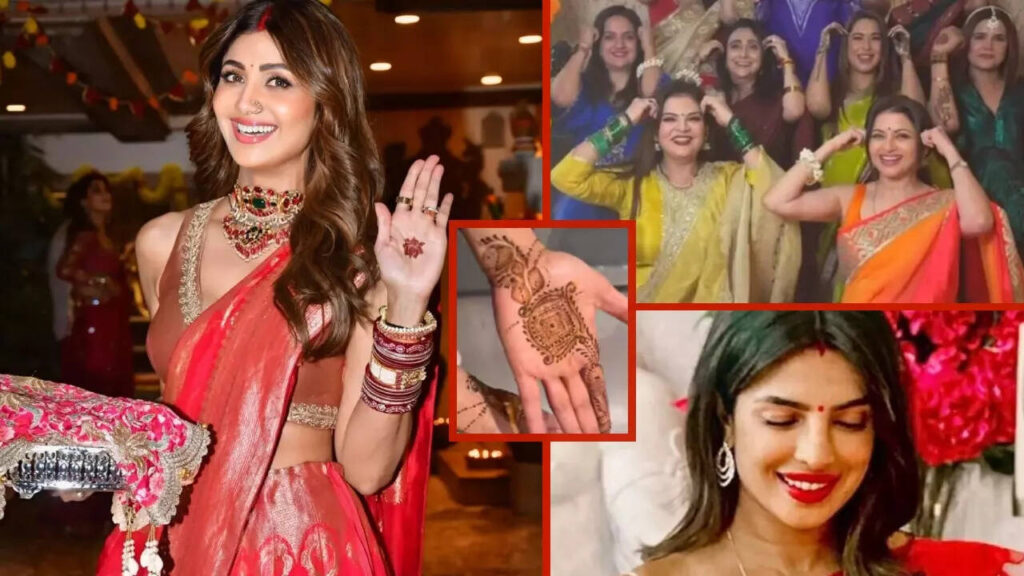 Karwa Chauth 2025 Bollywood Celebration Live Update: Priyanka Chopra’s mehndi to Bhagyashree’s ‘Bijuria’ party, festivities have begun