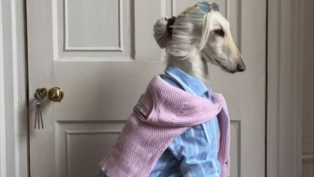 Samantha, the Afghan Hound who’s redefining glamour