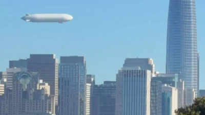 Mystery in San Francisco’s sky: Massive white airship stuns residents and sparks viral frenzy | Watch | World News