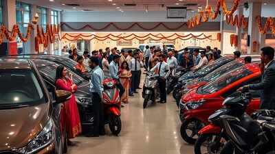 Bumper harvest: Auto retails surge 34% in Navratri period on GST cuts