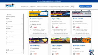 NCERT launches free Class 12 Physics MOOCs on SWAYAM for CBSE students across India