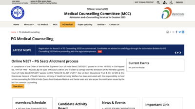NEET PG counselling 2025 schedule released at mcc.nic.in: Round 1 registration ends on November 5, check details