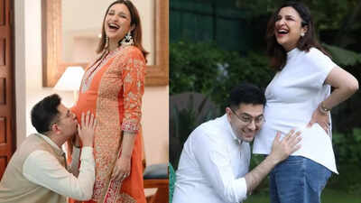 Parineeti Chopra’s birthday: Husband Raghav Chadha drops UNSEEN maternity PICS; calls her ‘bestest mommy’ | Hindi Movie News