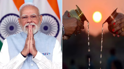 Chhath Puja: PM Modi extends greetings for Kharna Puja; shares folk song by Dinesh Lal Yadav ‘Nirahua’ | India News