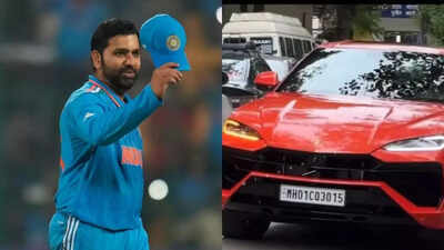 Rohit Sharma’s Lamborghini smashed outside training ground; ex-India skipper responsible – Watch | Cricket News