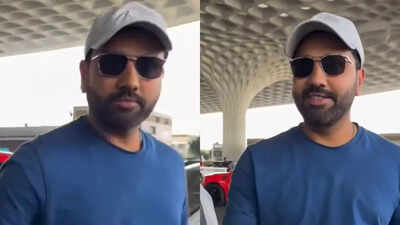 Watch: After losing lot of weight, Rohit Sharma leaves for Delhi to join Shubman Gill-led India | Cricket News