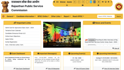 RPSC RAS final result for 2023 session released: 2,219 candidates shortlisted, direct link here