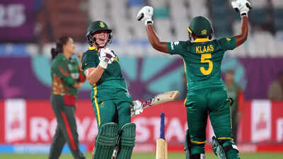 Women’s World Cup: Chloe Tryon, Nadine de Klerk guide South Africa to three-wicket win over Bangladesh | Cricket News