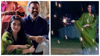 Samantha celebrates Diwali with rumoured beau Raj Nidimoru; couple pose together as they send out festive greetings |